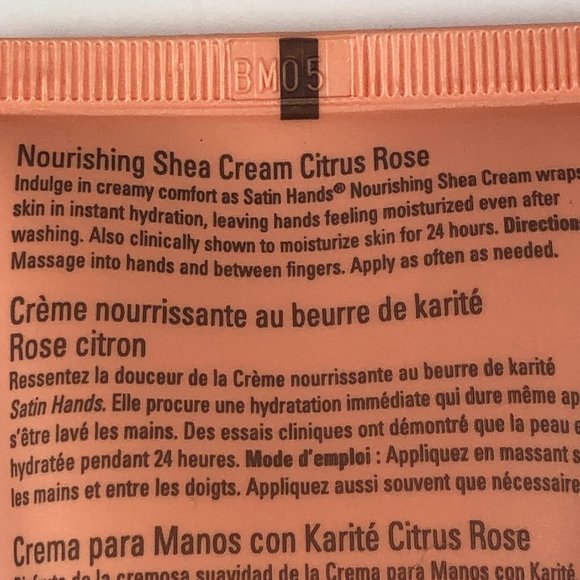 NEW - Mary Kay Satin Hands Nourishing Shea Hand Cream Healing Wellness - Picture 4 of 5